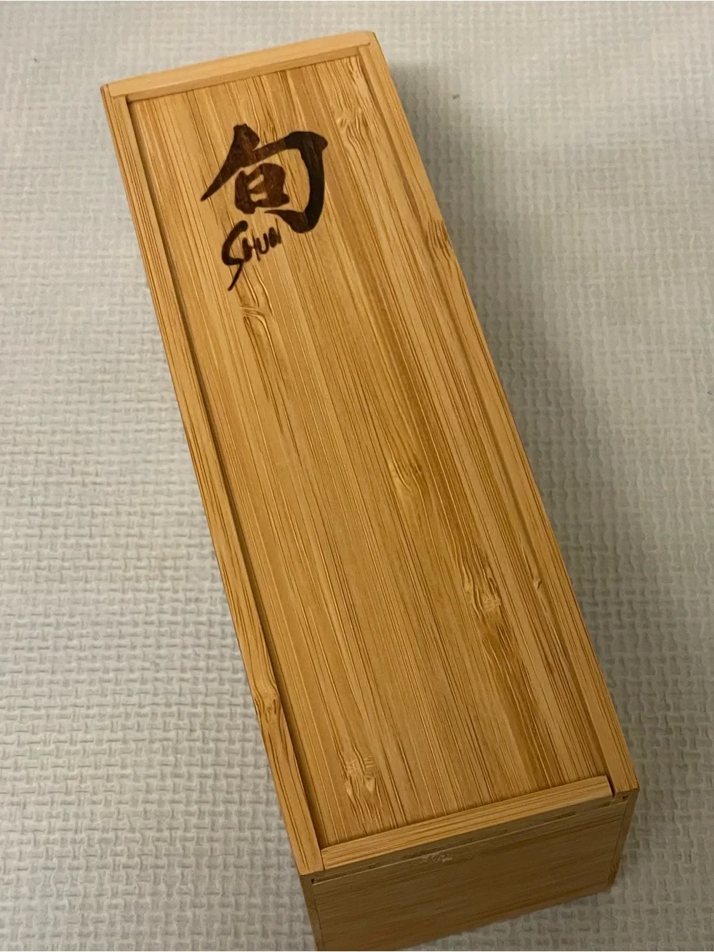 SHUN Knife Care Kit in Bamboo Wooden Box - Maintenance, Remove Tarnish & Rust